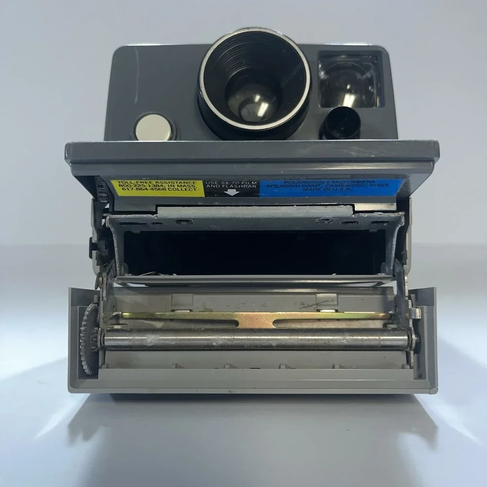 Polaroid Land Camera SX-70 The Button Instant Film -BATTERY TESTED WORKS